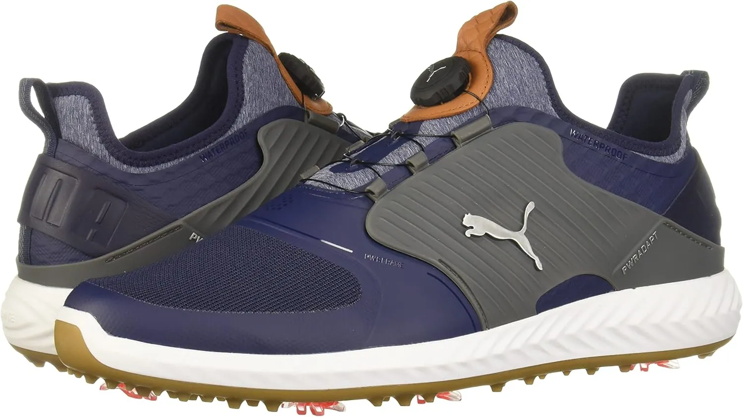 PUMA GOLF Men's Ignite Pwradapt Caged Disc Golf Shoe