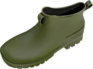 Rain Boots Women Wide Calf Ankle Boots For Women Ankle Booties Waterproof Low Heel Rain Shoes Cowboy Cowgirl Winter Combat