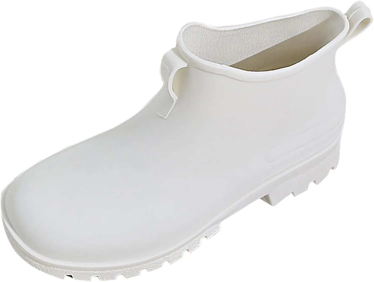Rain Boots Women Wide Calf Ankle Boots For Women Ankle Booties Waterproof Low Heel Rain Shoes Cowboy Cowgirl Winter Combat