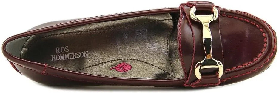Ros Hommerson Women's Regina Loafers, Burgundy Leather
