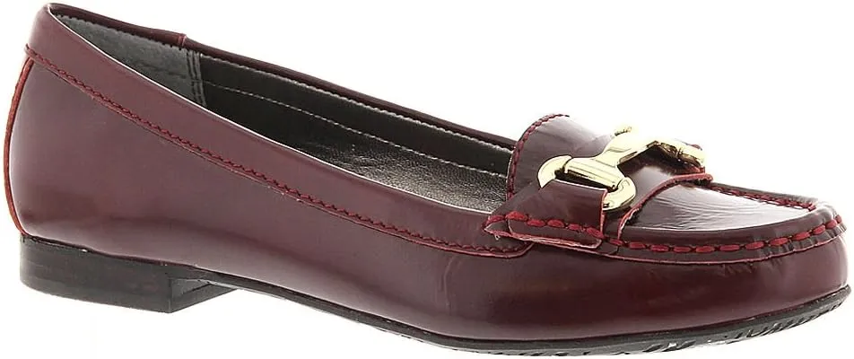 Ros Hommerson Women's Regina Loafers, Burgundy Leather