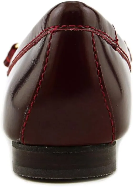 Ros Hommerson Women's Regina Loafers, Burgundy Leather