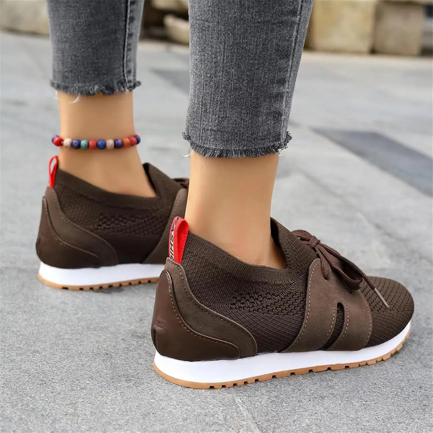 Running Shoes For Women Walking Shoes Comfort Light Weight Mesh Shoes Slip On Tennis Running Gym Fashion Sneakers