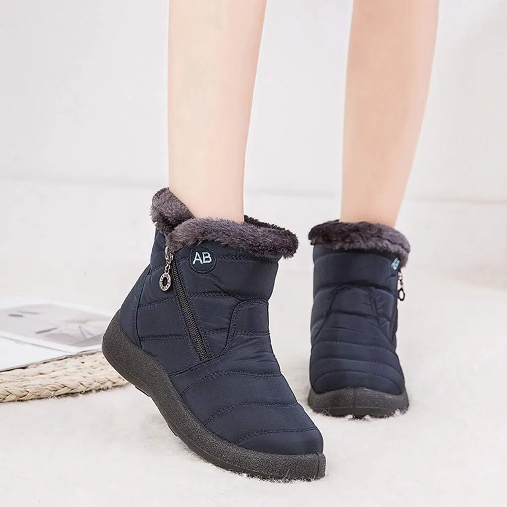 SBGMoSJ Long Winter Boots for Women Knee High Women's Waterproof Warm Plush Lined Outdoor Snow Ankle Boots Women's Boots Winter Size 15 Size 11 Snowboarding Boots Waterproof Womens Boots Cute