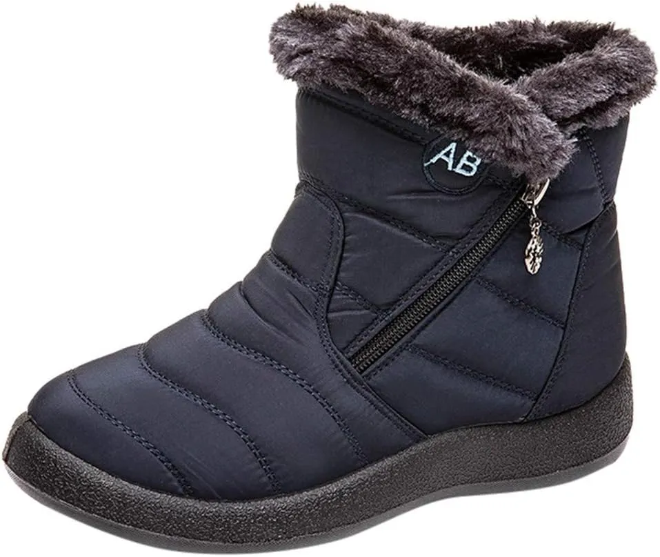 SBGMoSJ Long Winter Boots for Women Knee High Women's Waterproof Warm Plush Lined Outdoor Snow Ankle Boots Women's Boots Winter Size 15 Size 11 Snowboarding Boots Waterproof Womens Boots Cute