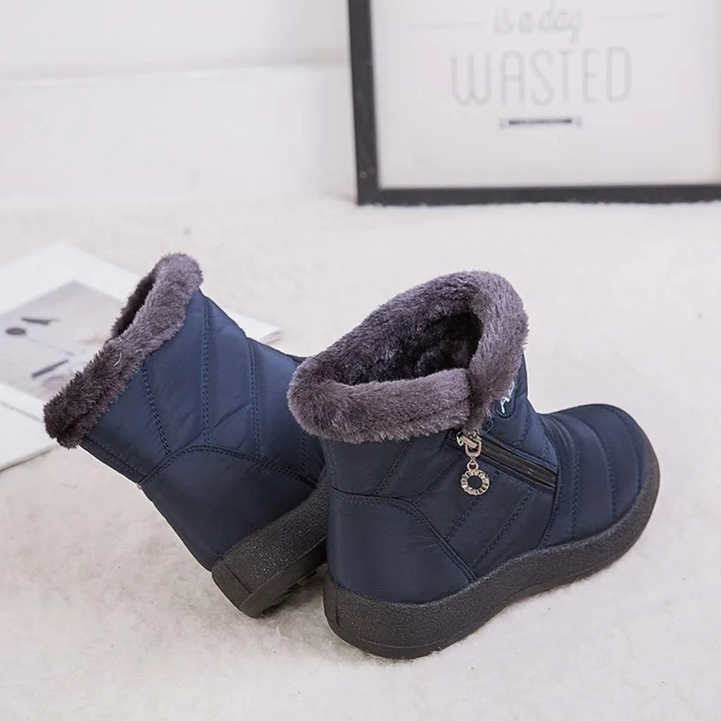 SBGMoSJ Long Winter Boots for Women Knee High Women's Waterproof Warm Plush Lined Outdoor Snow Ankle Boots Women's Boots Winter Size 15 Size 11 Snowboarding Boots Waterproof Womens Boots Cute