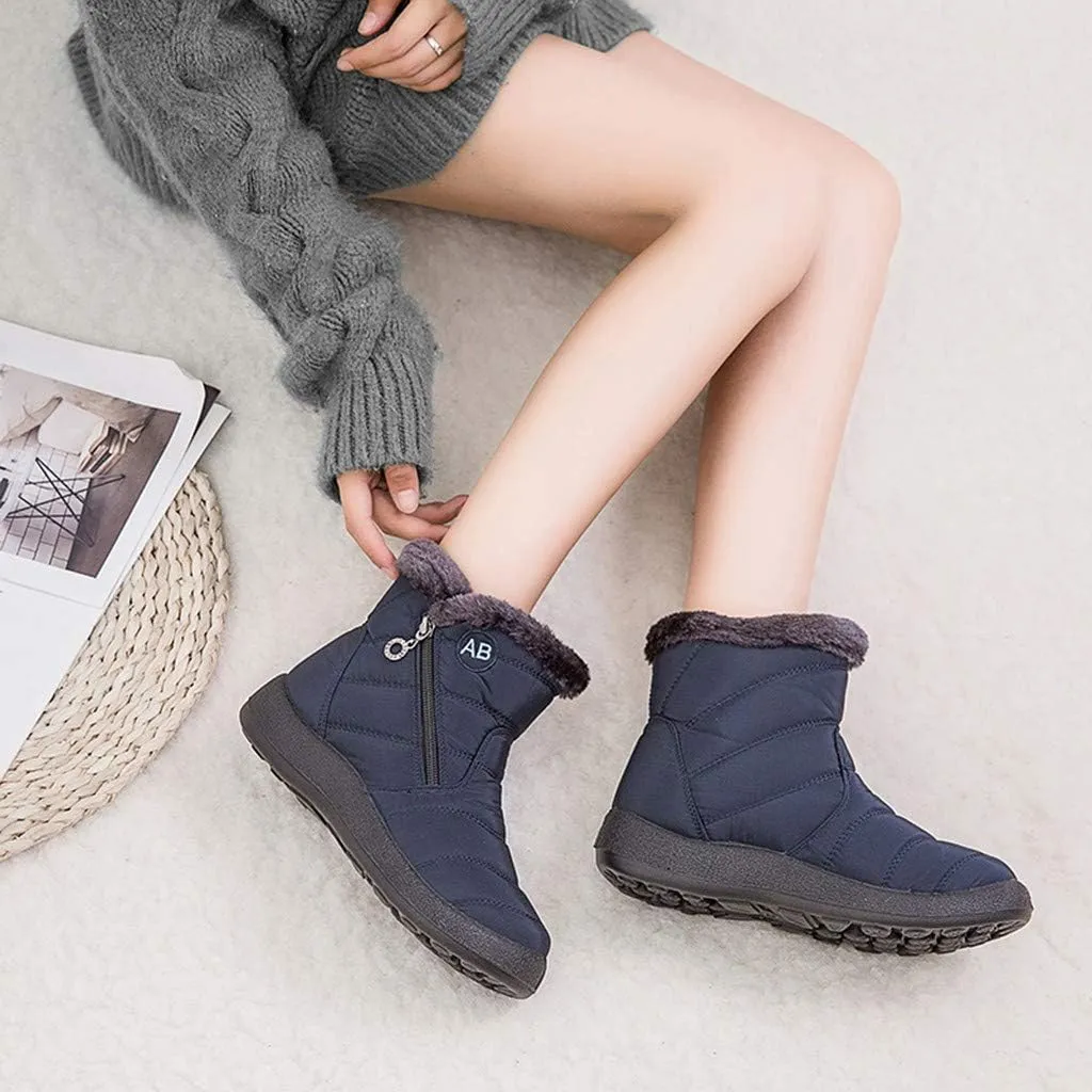 SBGMoSJ Long Winter Boots for Women Knee High Women's Waterproof Warm Plush Lined Outdoor Snow Ankle Boots Women's Boots Winter Size 15 Size 11 Snowboarding Boots Waterproof Womens Boots Cute