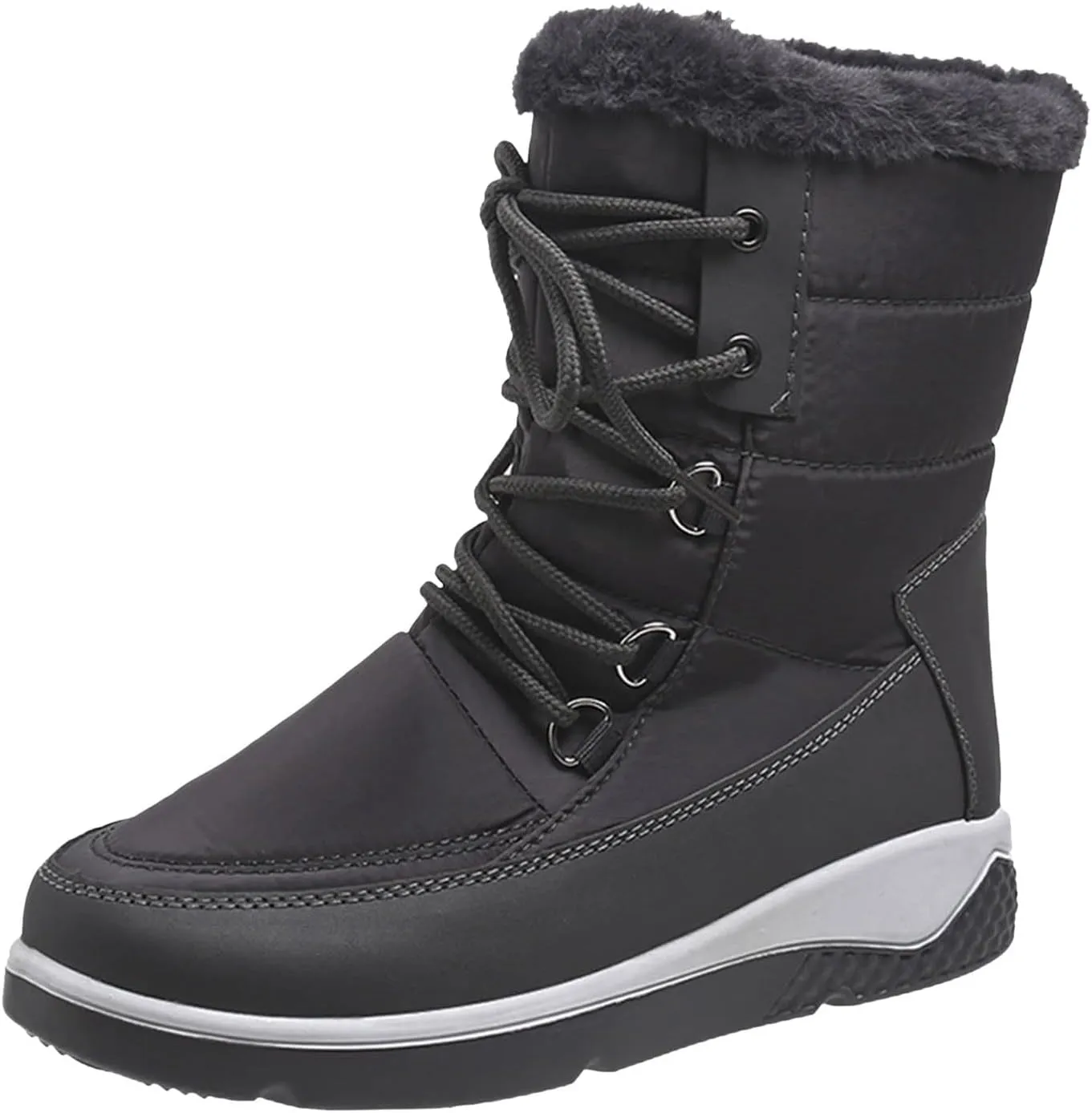SBGMoSJ Waterproof Winter Boots Women Zipper Womens Winter Boots Waterproof Zipper Fuzzy Knee High Winter Boots for Women Women's Winter Boots Winter Dress Boot for Women 2023