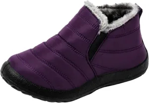 SBGMoSJ Womens Waterproof Winter Boots Rubber Womens Boots Winter Winter Boots Women Size 8 Black Outdoor Boots Women Rubber Wide Toe Box Women Winter Boot