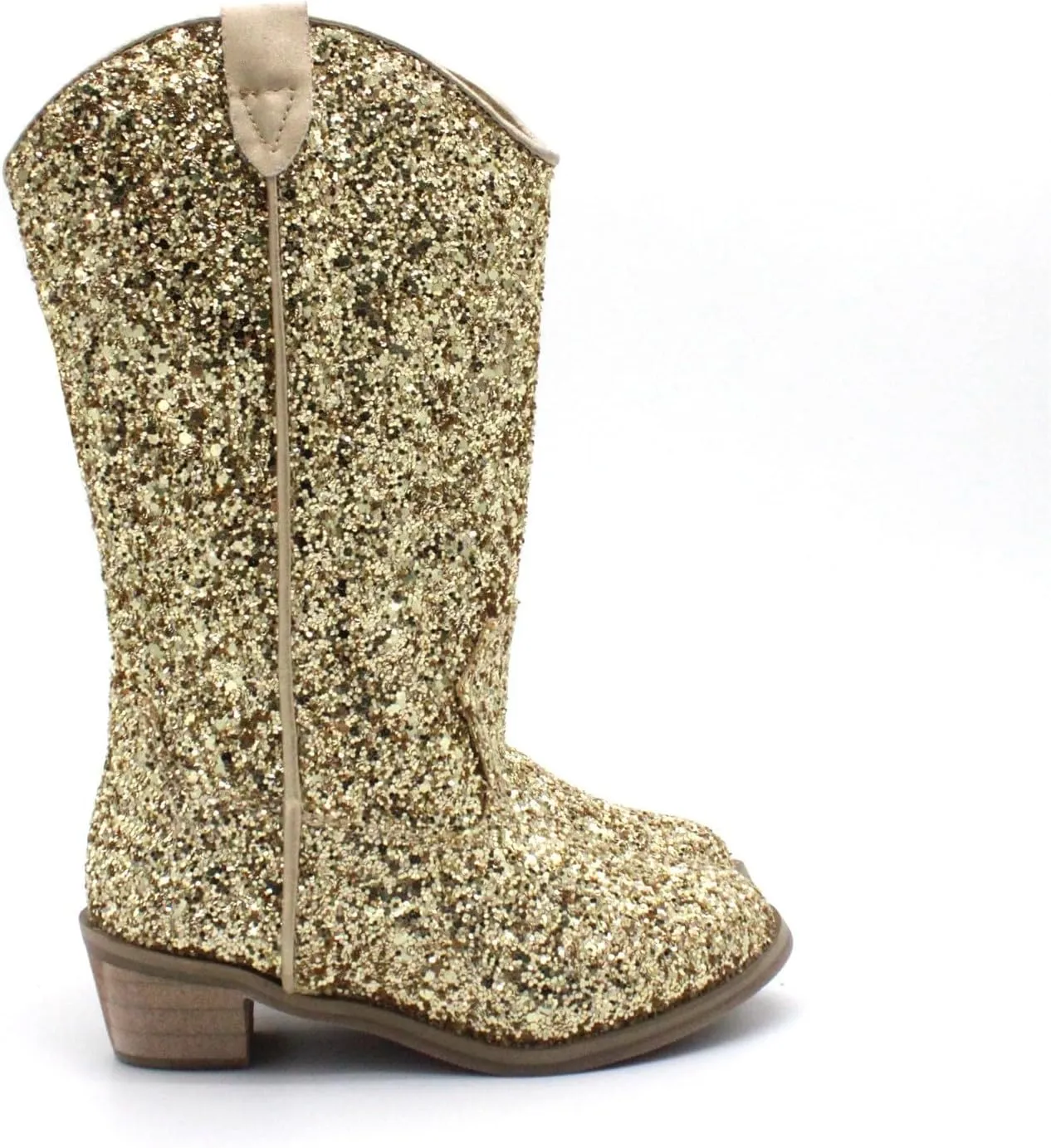Sequins High Heels Pumps for Girl Waterproof Cowboy Western Boots Boot Knee High Boots Mid Calf Boots