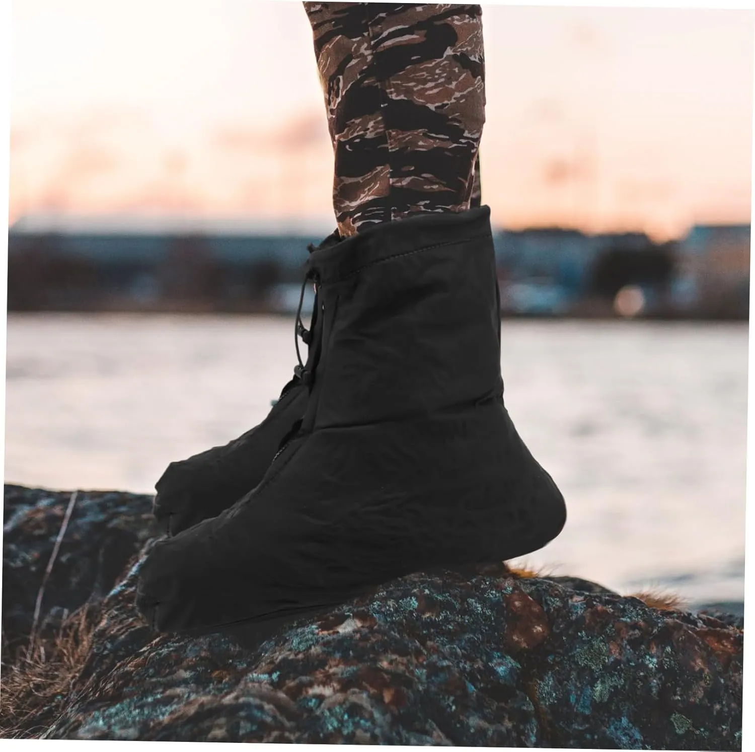 Shoe Cover Cycling Shoes Cover Cycling Rain Boots Galoshes for Men Waterproof Mens Rain Boots Men