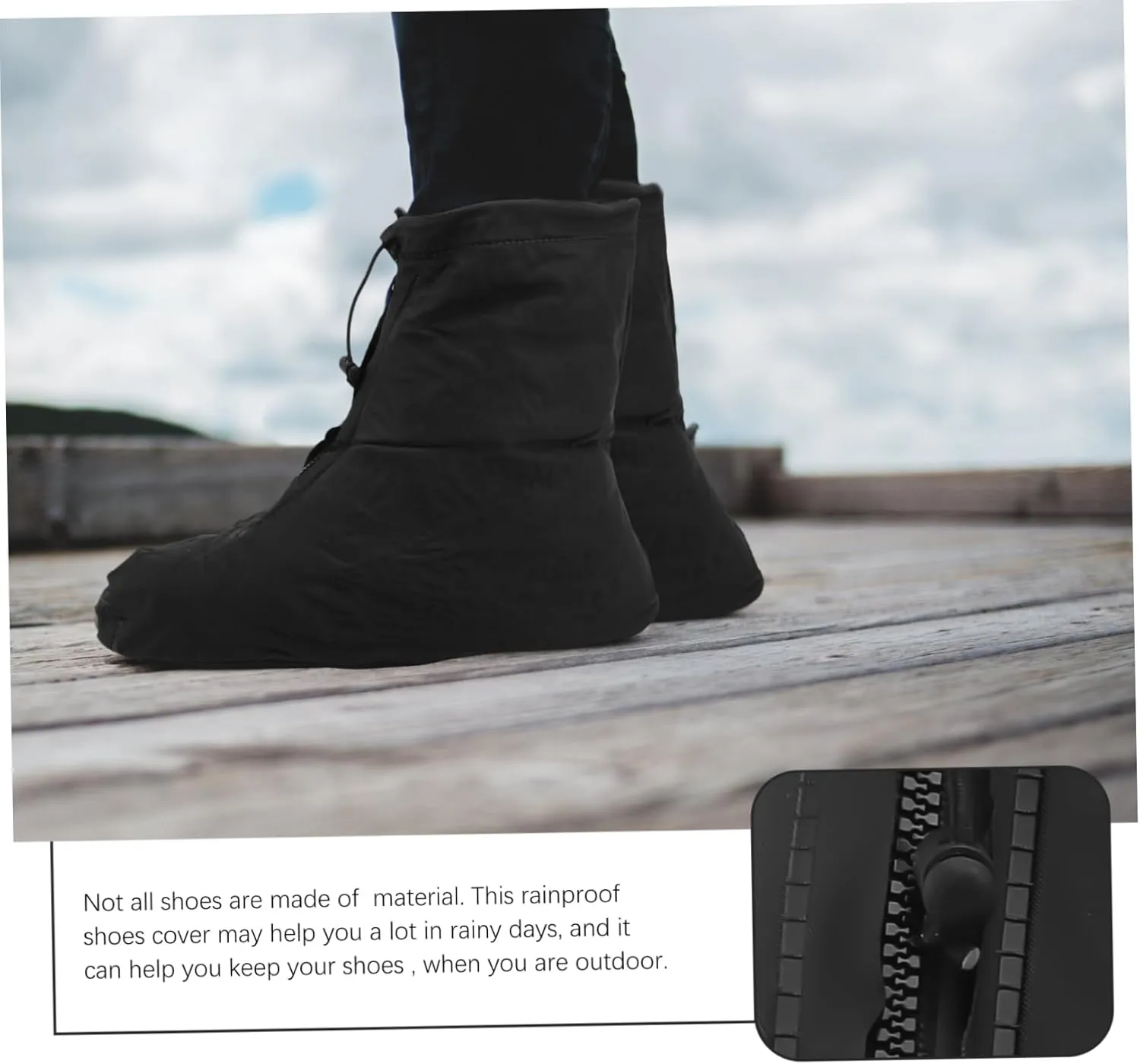 Shoe Cover Cycling Shoes Cover Cycling Rain Boots Galoshes for Men Waterproof Mens Rain Boots Men