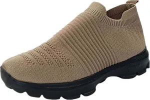Shoes For Women Sneakers Trendy Walking Shoes Comfort Light Weight Mesh Casual Athletic Gym Tennis Running Slip On Sneakers