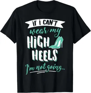 Shopping T-Shirt for Women & Girls - My High Heels!