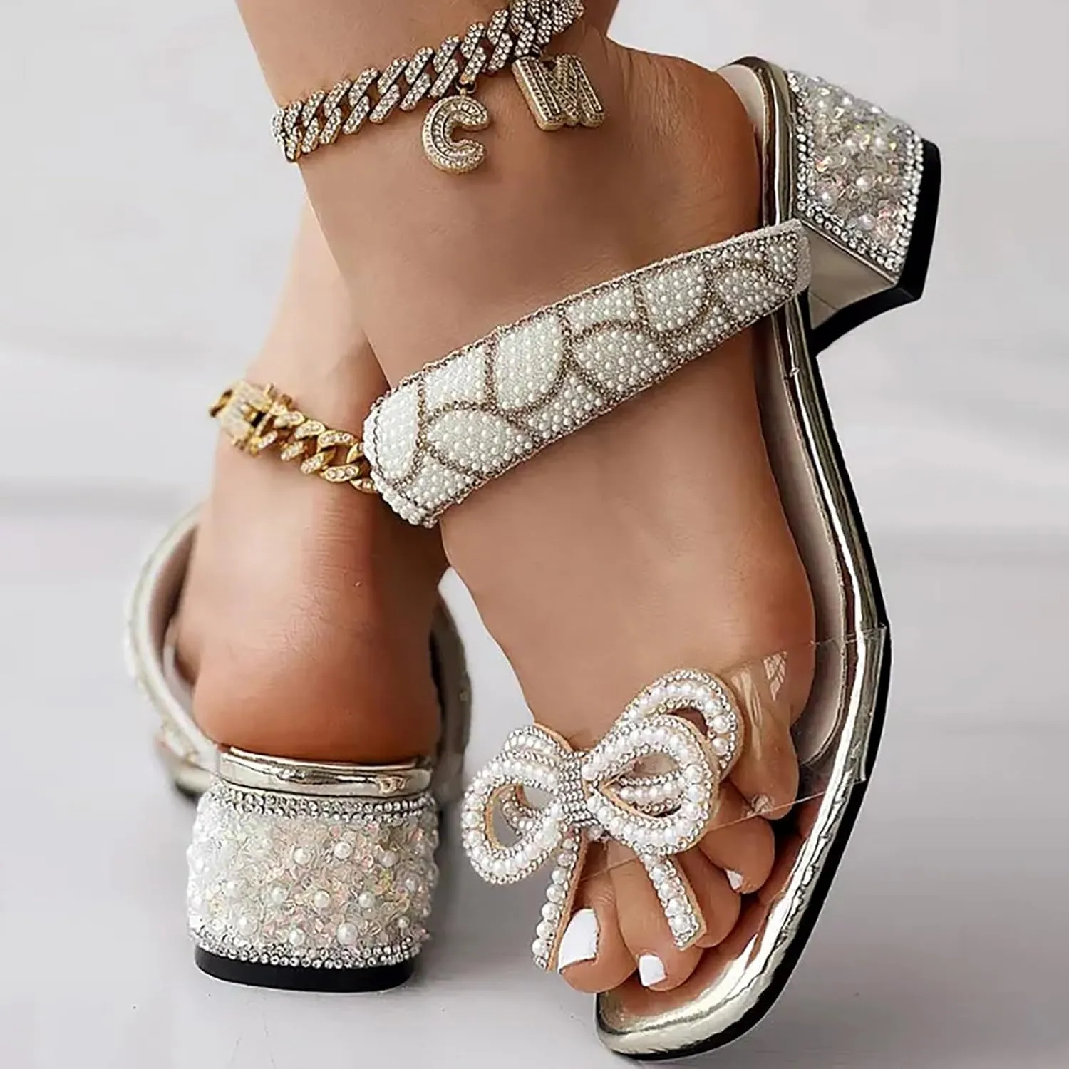 Silver Girl High Heel Black High Heel High Heel for Woman Casual Leisure Shoes High Heels Women