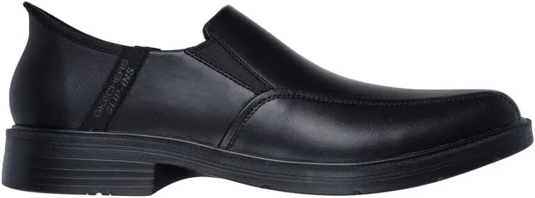 Skechers Mens Caswell Frantone Black Loafers & Slip Ons Casual Shoes 13