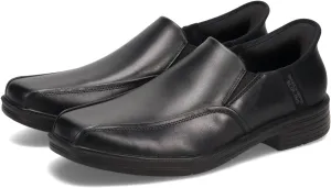 Skechers Mens Caswell Frantone Black Loafers & Slip Ons Casual Shoes 9