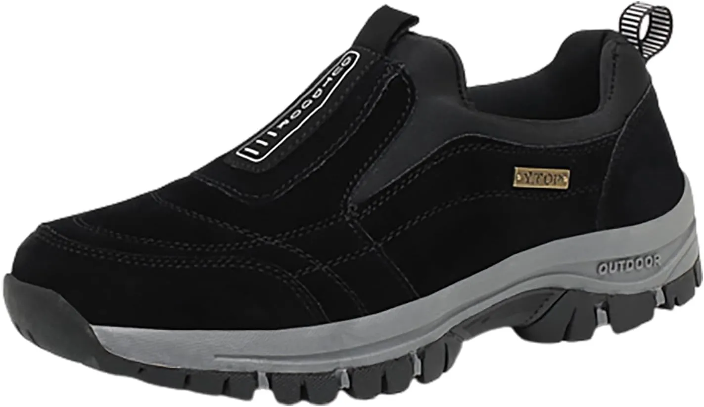 Slip on Loafers Men??s Hiking Shoes Lightweight Walking Shoes Comfortable Trekking and Trail Shoes for Outdoor Driving