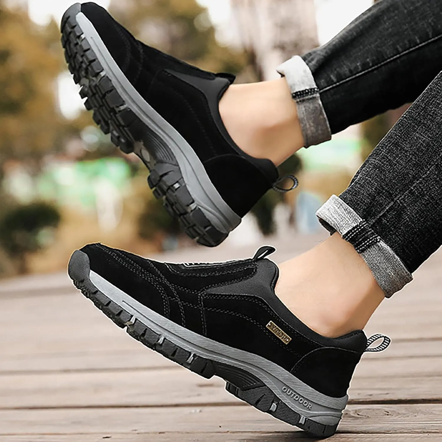 Slip on Loafers Men??s Hiking Shoes Lightweight Walking Shoes Comfortable Trekking and Trail Shoes for Outdoor Driving
