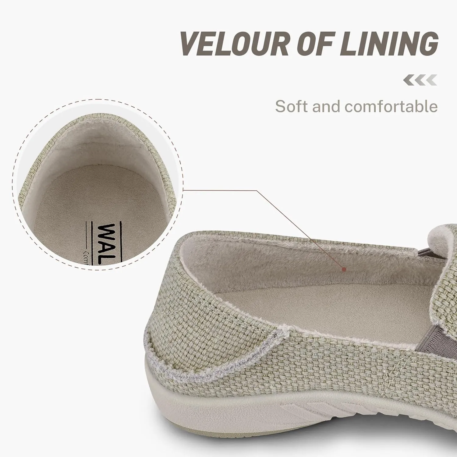 Slip On Shoes Women, Comfortable Loafers for Women Shoes with Arch Support, Orthopedic Walking Boat Shoes Women, Indoor Outdoor House Shoes with Non-Slip Rubber Sole