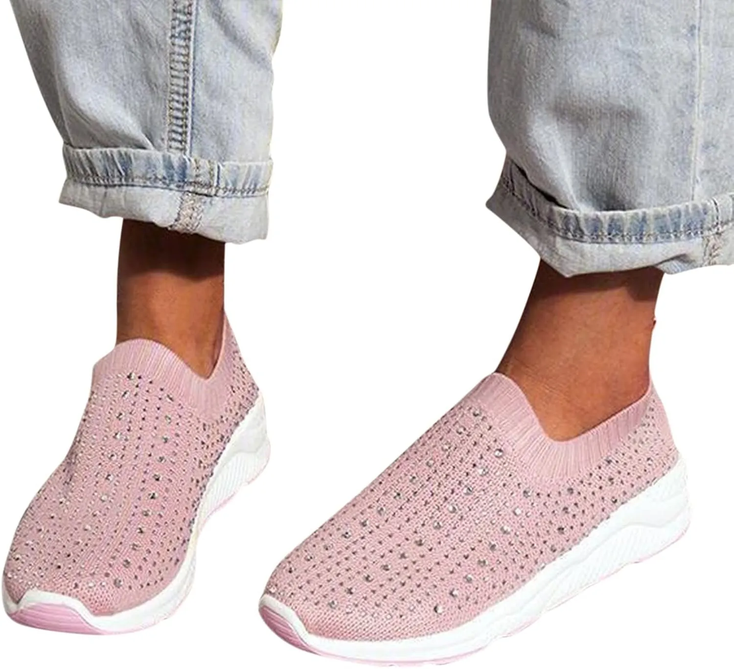 Slip On Shoes Women Dressy with Wedge Womens Tennis Shoes Size 9w Black High Top Sneakers for Women Platform Bowling Shoes Women 8 Black Zapatos Antiderrapantes para Mujer De Trabajo