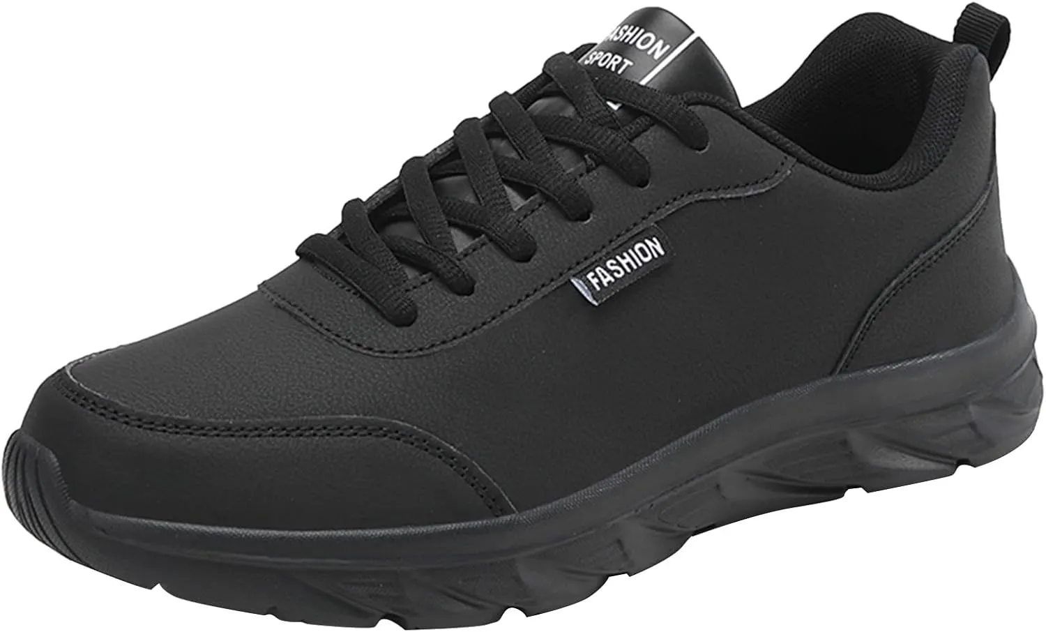 Slip-on Walking Shoes for Men Wide Width Sneakers Lace-Up Hiking Shoes Outdoor Work Shoes Waterproof Trekking Shoes