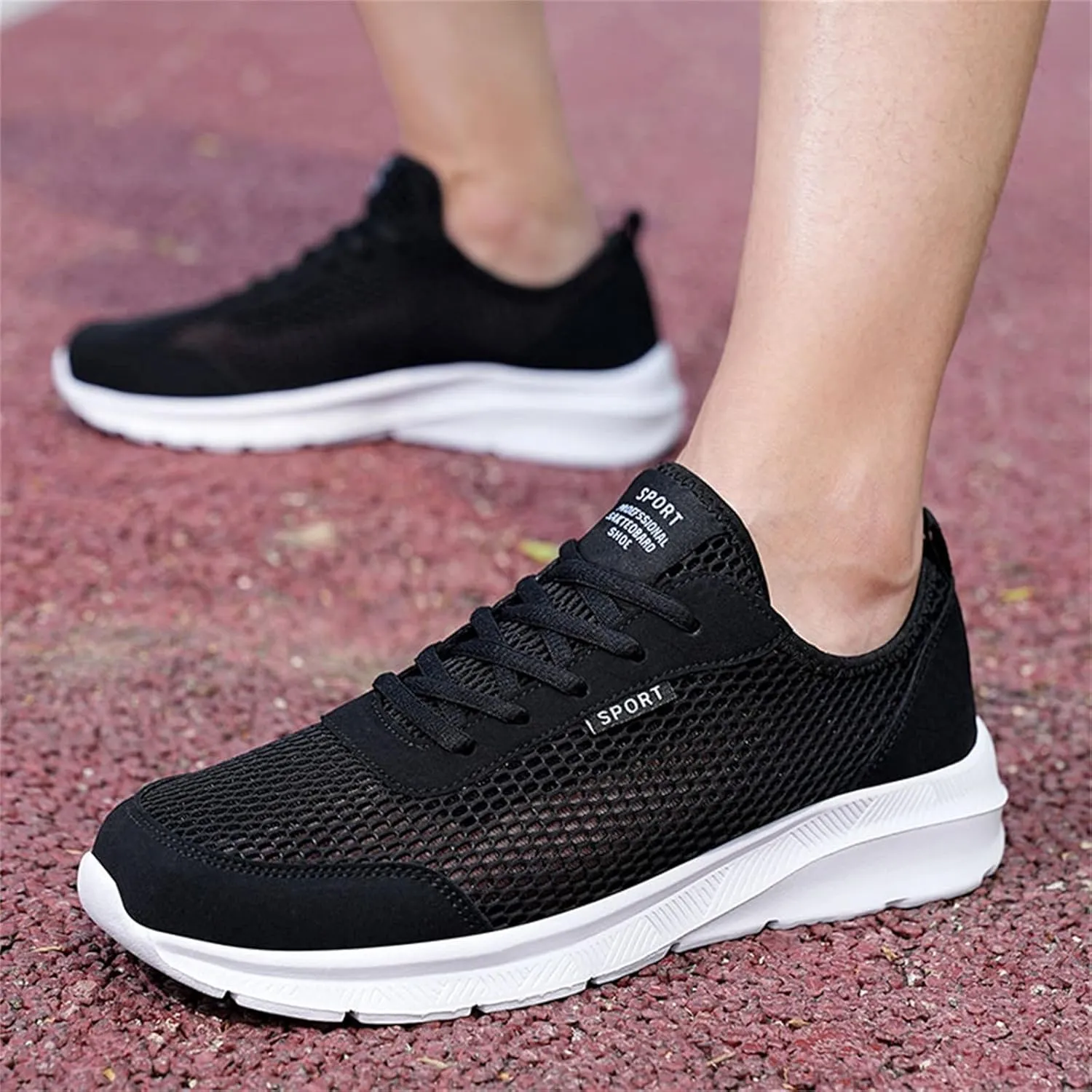 Sneakers for Men Casual Non Slip Work Shoes Athletic Tennis Shoes Lightweight Breathable Running Shoes Footwear
