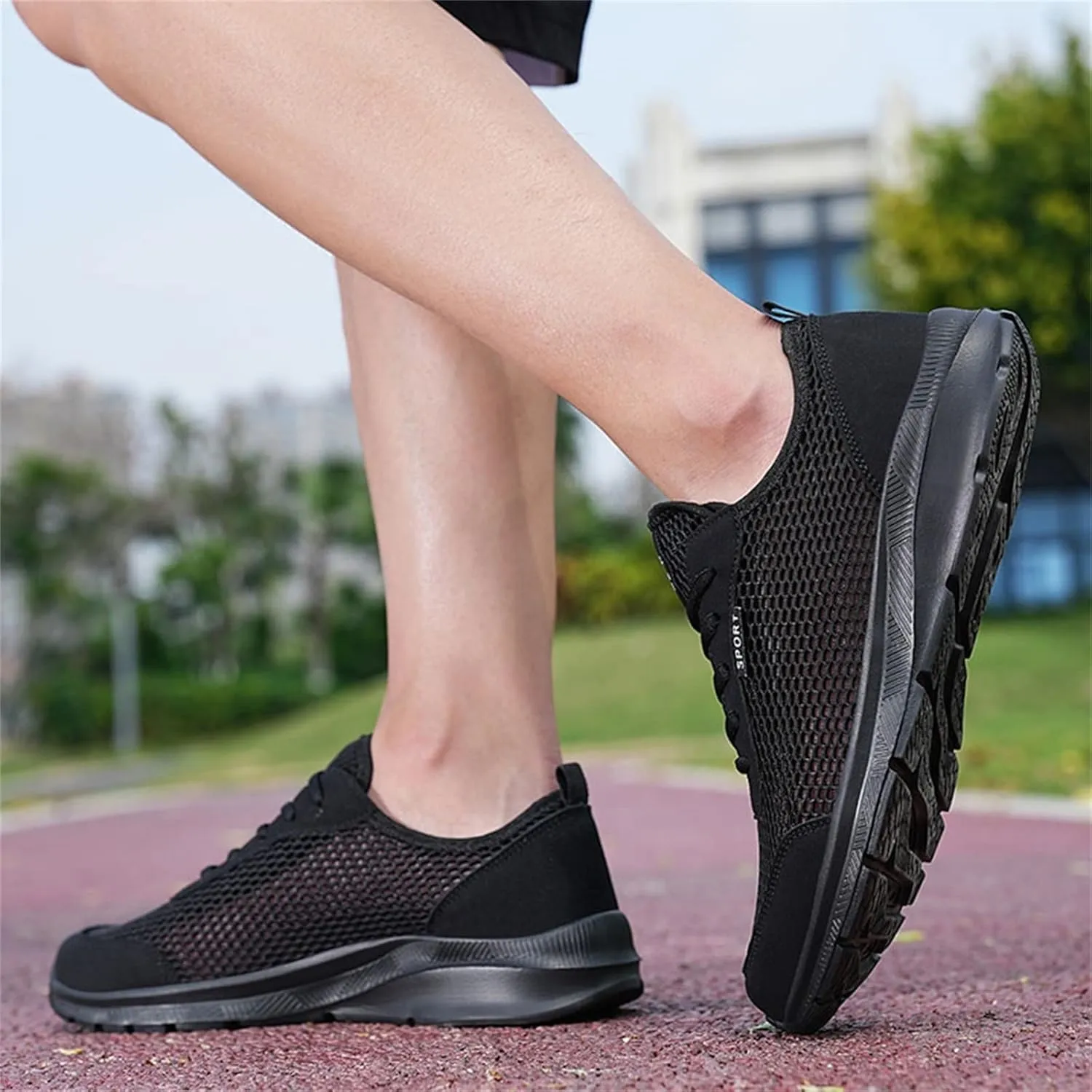 Sneakers for Men Casual Non Slip Work Shoes Athletic Tennis Shoes Lightweight Breathable Running Shoes Footwear
