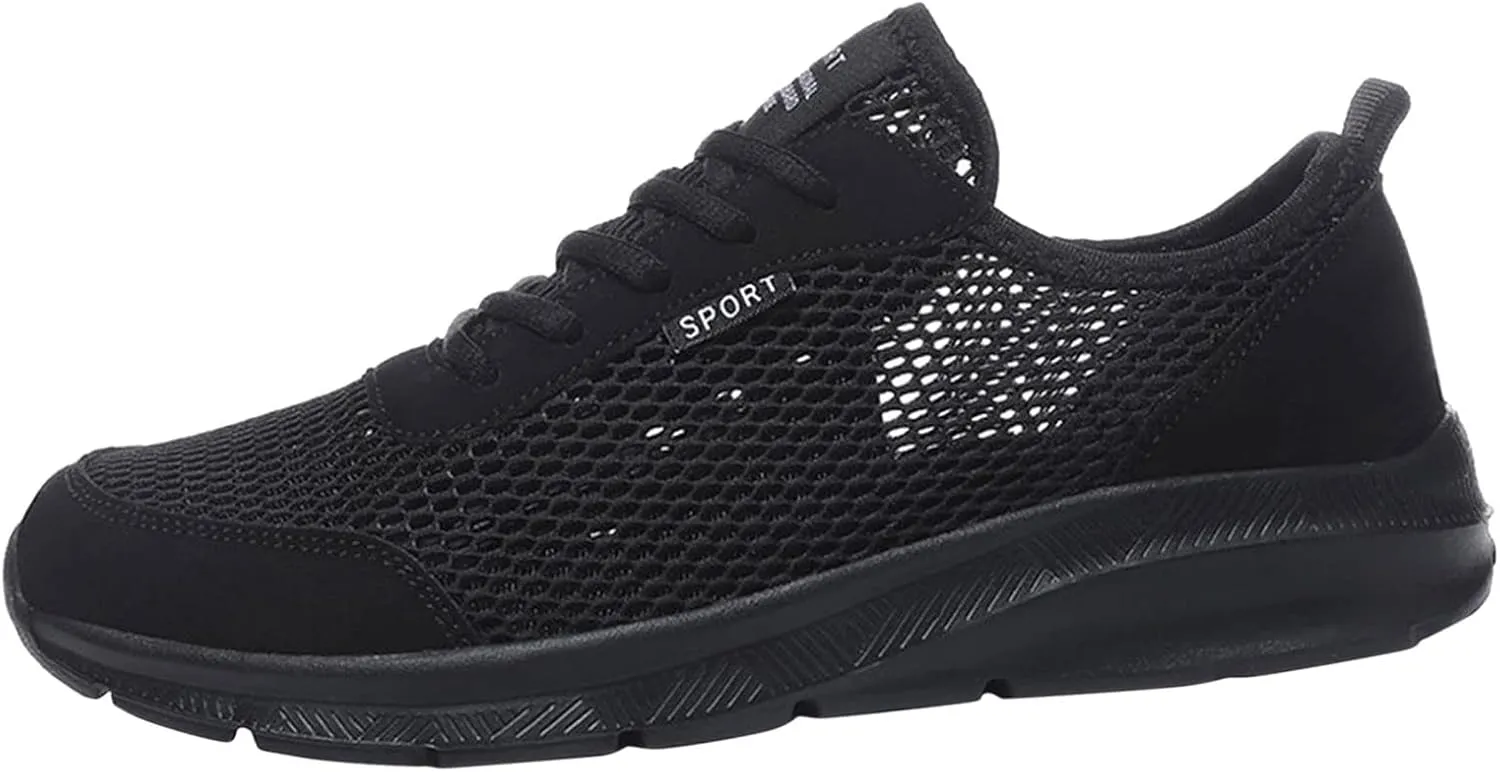 Sneakers for Men Casual Non Slip Work Shoes Athletic Tennis Shoes Lightweight Breathable Running Shoes Footwear