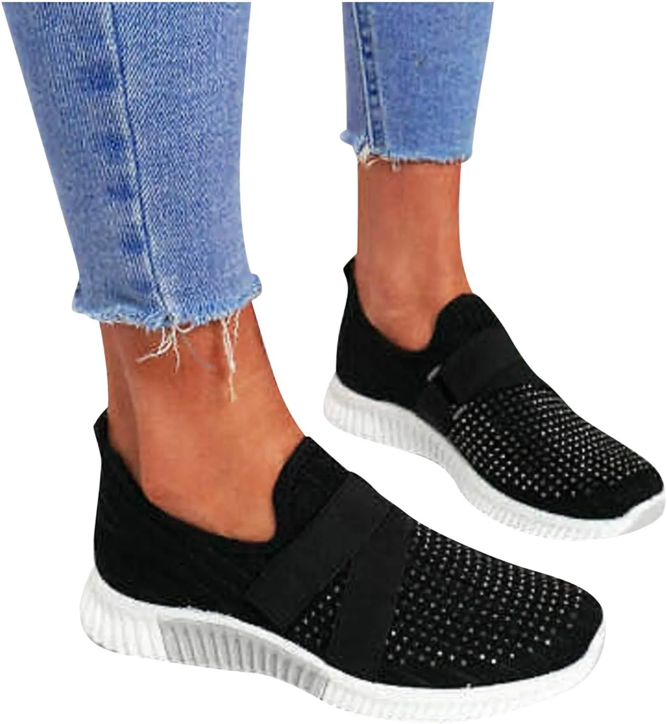 Sneakers for Women Cute Shoes for Teen Girls Women's Platform Fashion Sneakers Black Women Lace Up Fashion Comfortable Walking Shoes Canvas Men