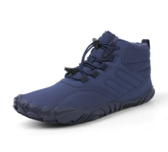 Snow Boots Couple Fleece-lined Waterproof Outdoor Cotton-padded Shoes Non-slip Winter Cotton Boots