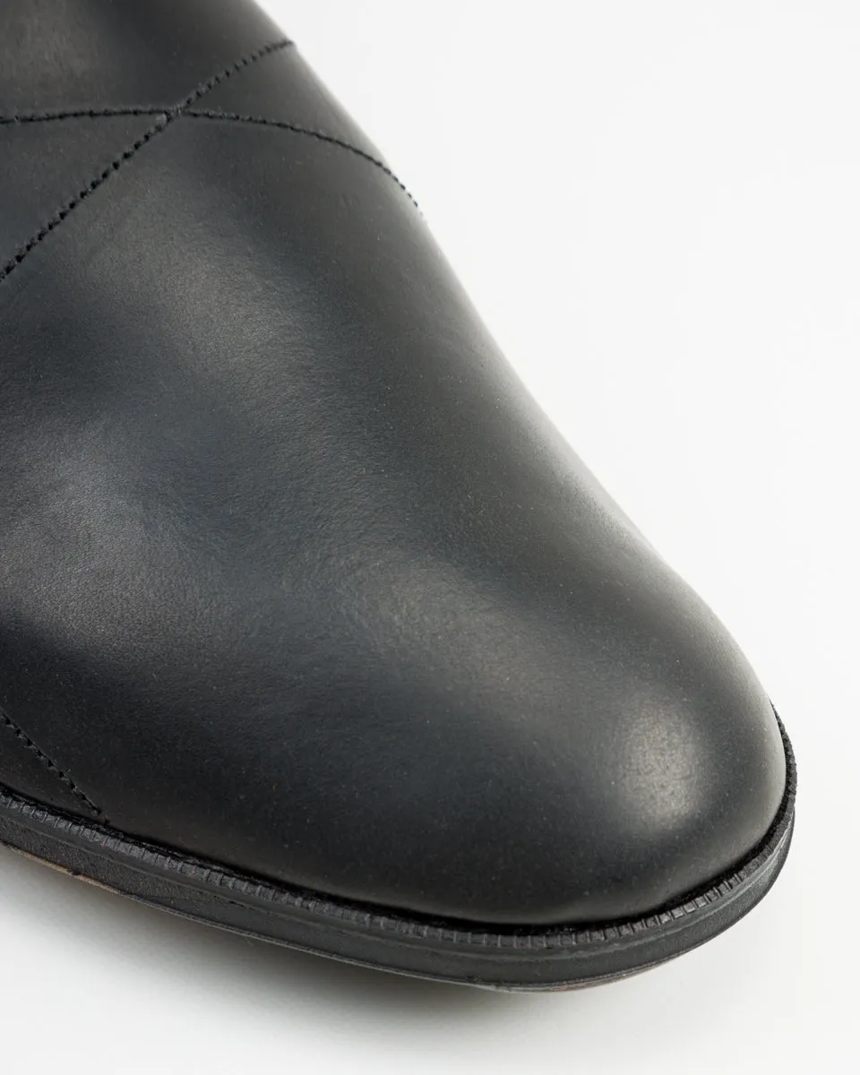 Spider Slip-Ons - Black Guidi Calf