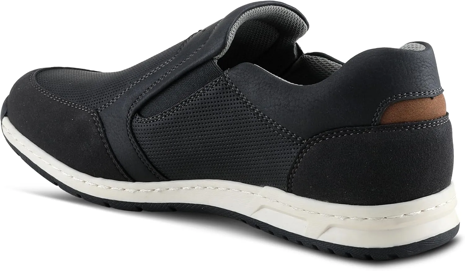 Spring Step Men's Hoover Slip-On Shoes ?C Casual Sporty Loafers with Cushioned Footbed and Shock-Absorbing Sole
