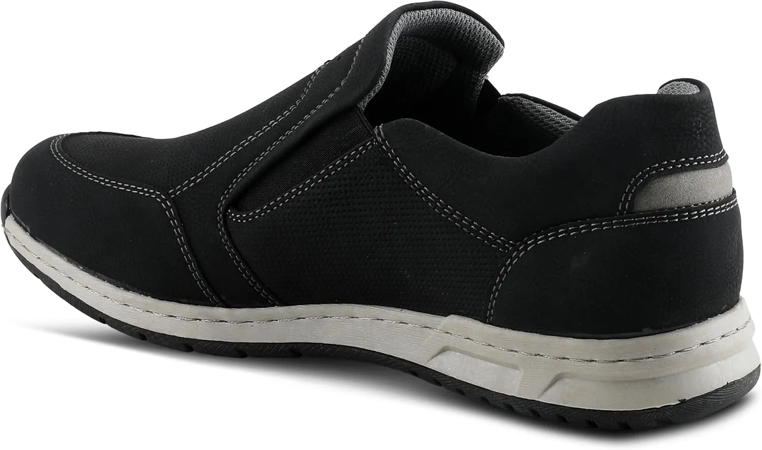 Spring Step Men's Hoover Slip-On Shoes ?C Casual Sporty Loafers with Cushioned Footbed and Shock-Absorbing Sole