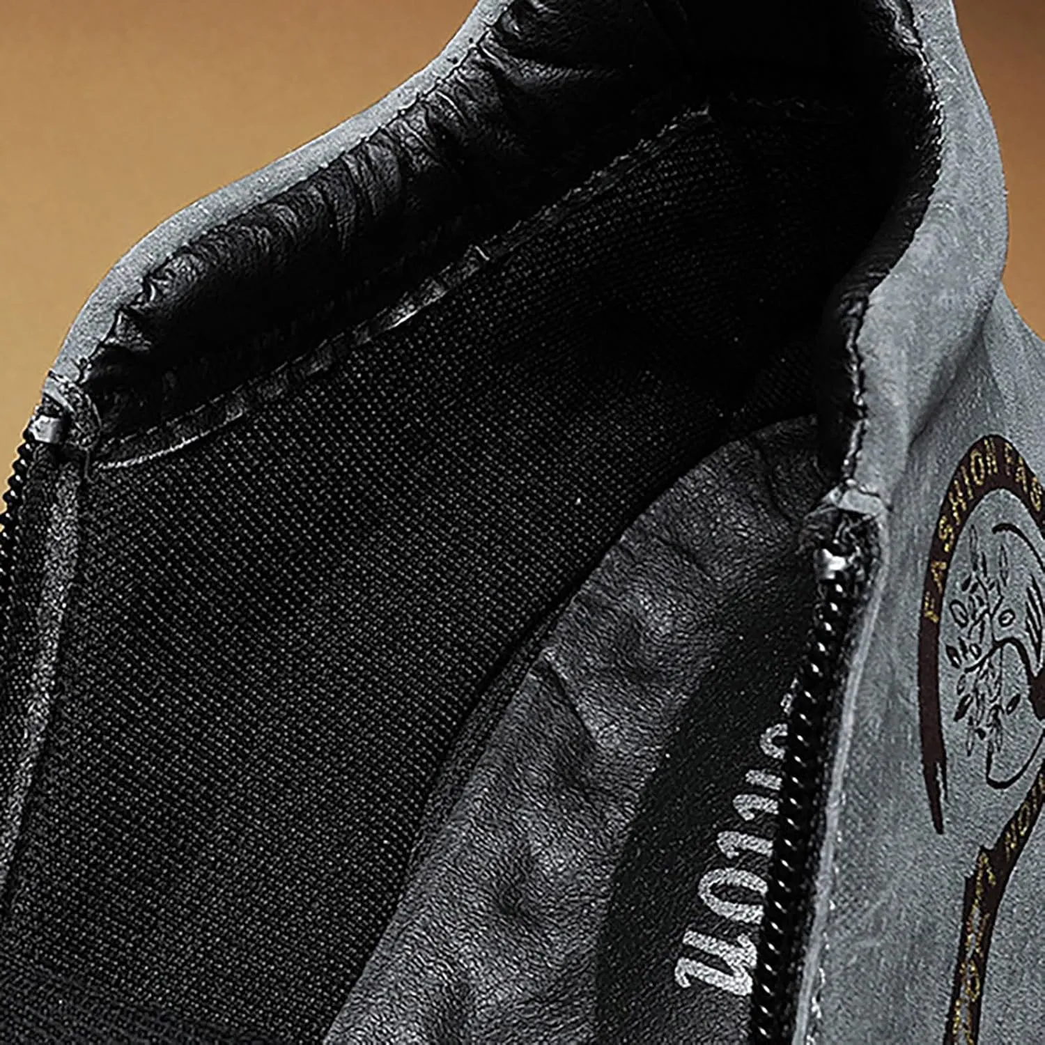 Suede Boots for Men Waterproof Leather Sneakers Casual Non-Slip Walking Shoes Breathable Outdoor Shoes 2024