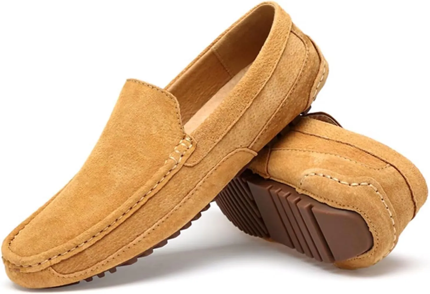 SywzX&xfybz Men's Penny Loafers Moccasin Driving Shoes Slip On Flats Boat Shoes