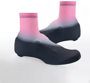 Tall Polyester Shoe Cover - Covering Road Cycling Shoes - Waterproof, Windproof, Reusable Boot Shoe Cover for Winter, Rain, Cold Weather Cycling - Men and Women