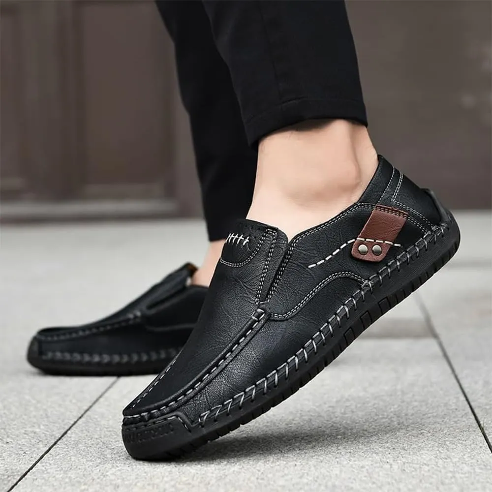 The First Young Shoes Men, Thefirstyoung Mens Slip Ons, Men's Dress Driving Loafers Slip-On Leather Casual Shoes for Travel & Outdoor