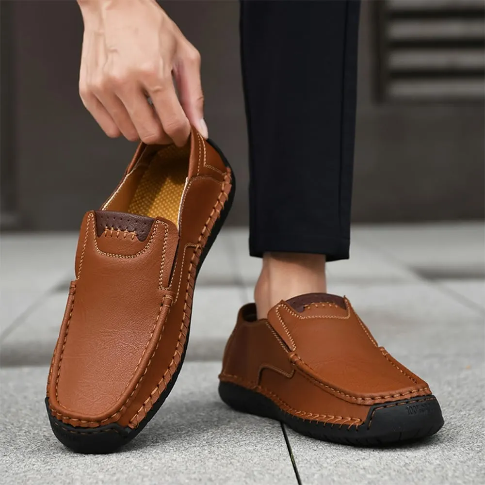 The First Young Shoes Men, Thefirstyoung Mens Slip Ons, Men's Dress Driving Loafers Slip-On Leather Casual Shoes for Travel & Outdoor