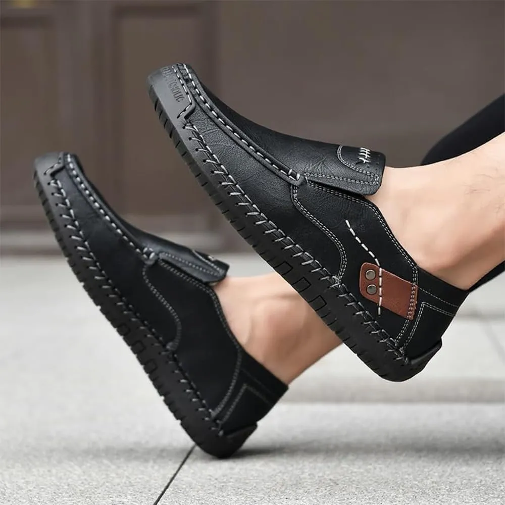 The First Young Shoes Men, Thefirstyoung Mens Slip Ons, Men's Dress Driving Loafers Slip-On Leather Casual Shoes for Travel & Outdoor