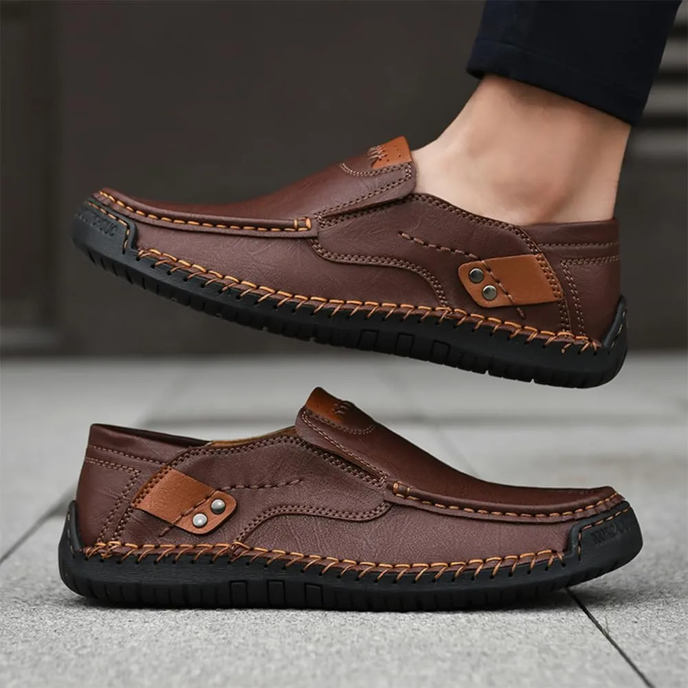 The First Young Shoes Men, Thefirstyoung Mens Slip Ons, Men's Dress Driving Loafers Slip-On Leather Casual Shoes for Travel & Outdoor