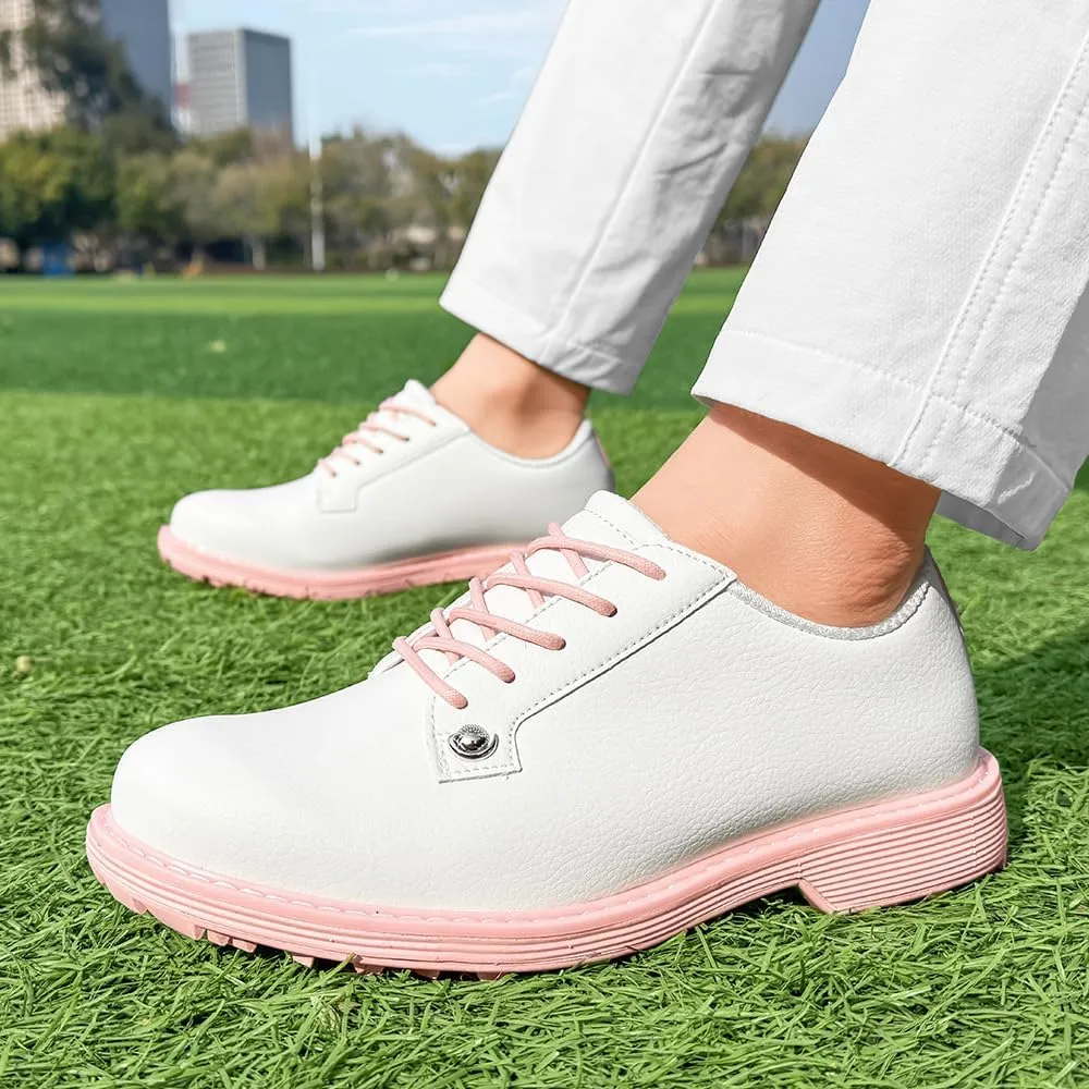 THESTRON Women Golf Shoes Professional Spikeless Golf Sports Sneakers Female Golf Footwears Ladies Golf Walking Sneakers