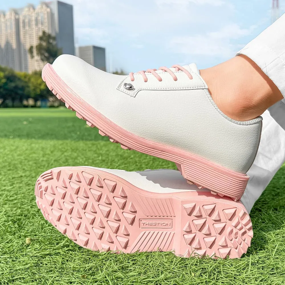 THESTRON Women Golf Shoes Professional Spikeless Golf Sports Sneakers Female Golf Footwears Ladies Golf Walking Sneakers