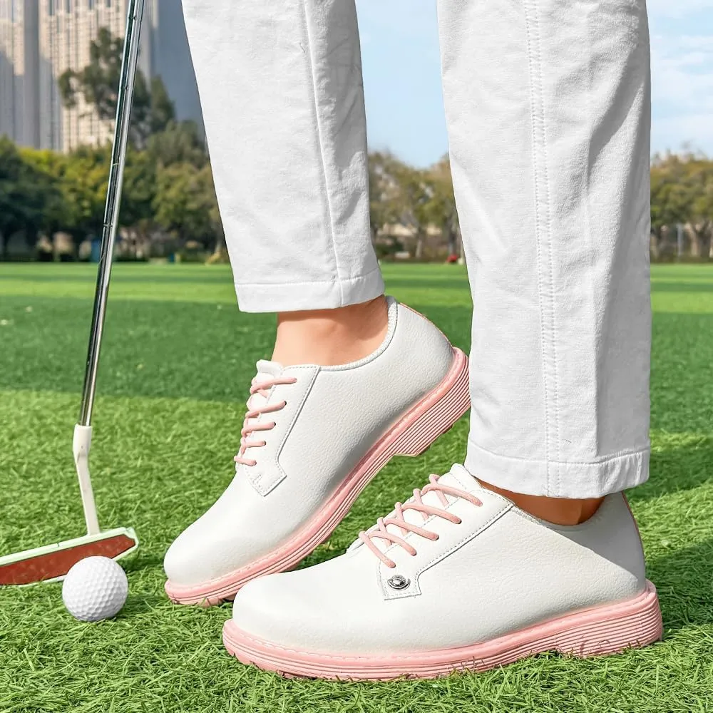 THESTRON Women Golf Shoes Professional Spikeless Golf Sports Sneakers Female Golf Footwears Ladies Golf Walking Sneakers