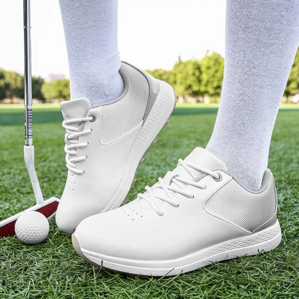 THESTRON Women's Golf Shoes Ladies Golf Sports Sneakers Spikes Women Golf Wears Spikeless Girls Golf Walking Sneakers