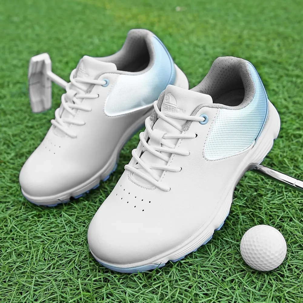 THESTRON Women's Golf Shoes Ladies Golf Sports Sneakers Spikes Women Golf Wears Spikeless Girls Golf Walking Sneakers
