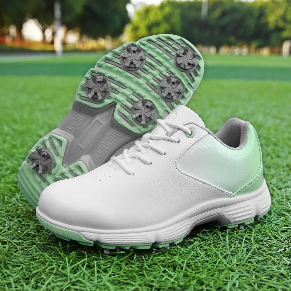 THESTRON Women's Golf Shoes Ladies Golf Sports Sneakers Spikes Women Golf Wears Spikeless Girls Golf Walking Sneakers