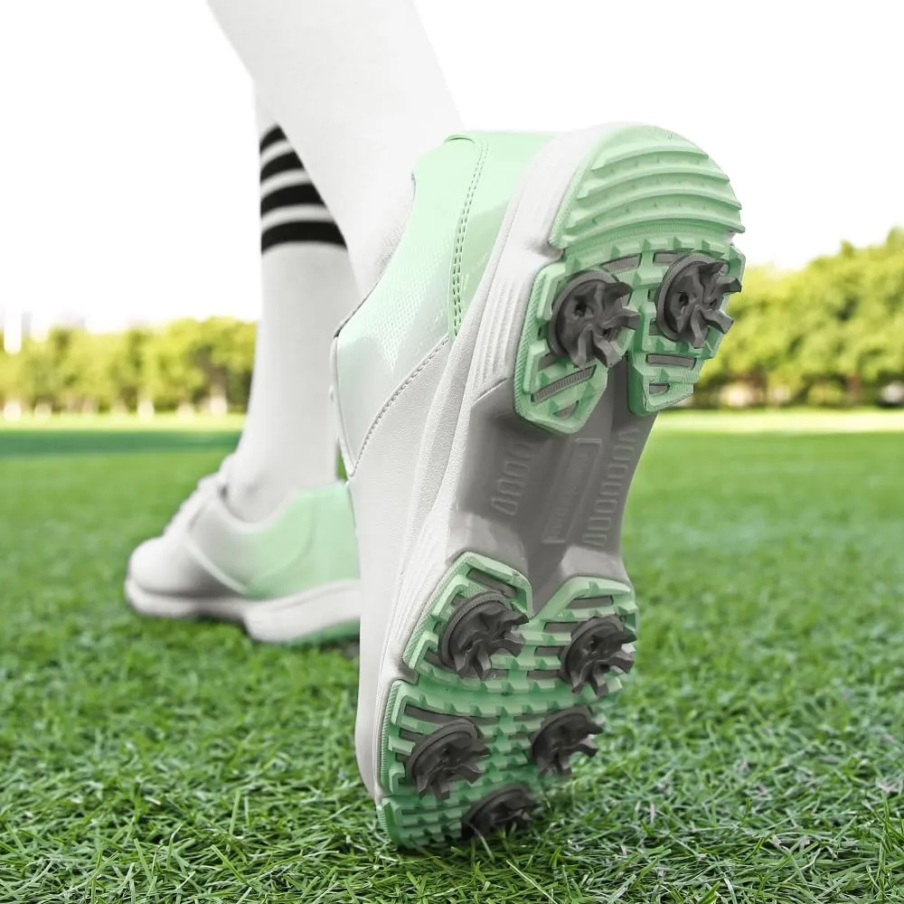 THESTRON Women's Golf Shoes Ladies Golf Sports Sneakers Spikes Women Golf Wears Spikeless Girls Golf Walking Sneakers