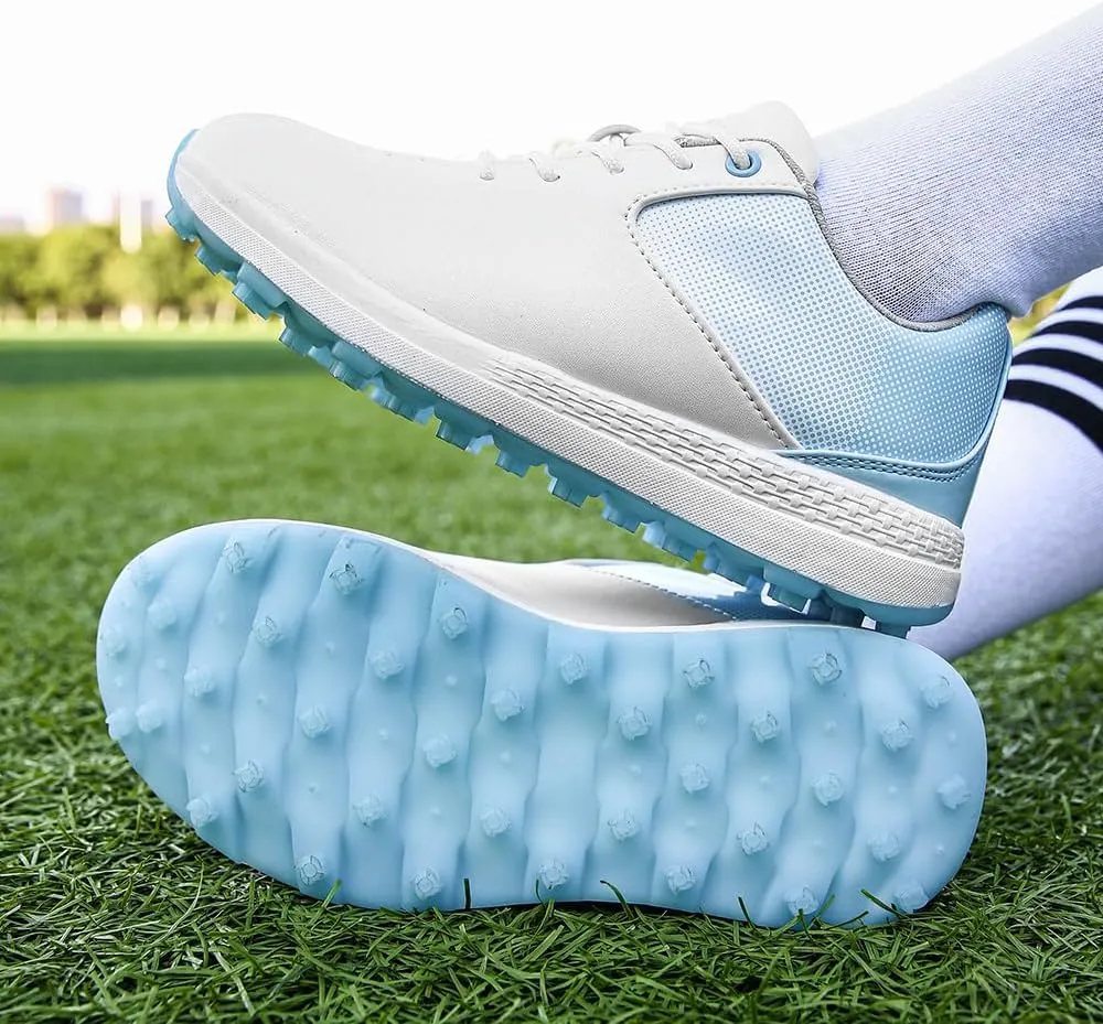 THESTRON Women's Golf Shoes Ladies Golf Sports Sneakers Spikes Women Golf Wears Spikeless Girls Golf Walking Sneakers
