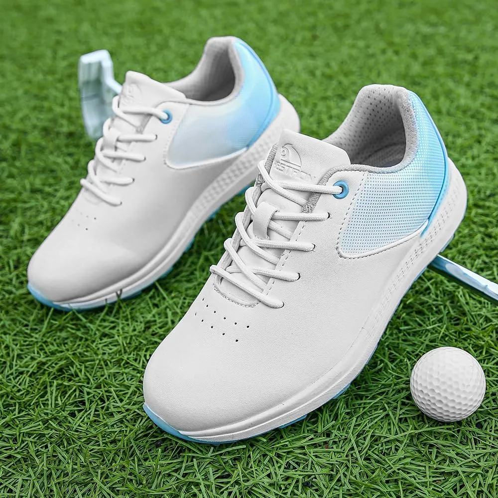THESTRON Women's Golf Shoes Ladies Golf Sports Sneakers Spikes Women Golf Wears Spikeless Girls Golf Walking Sneakers